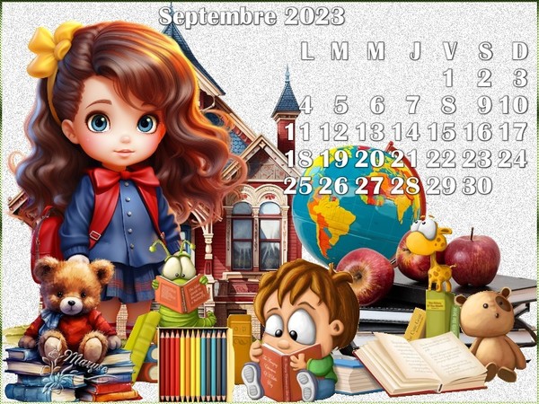 calendrier sptembre